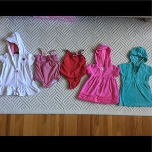 Janie & jack, Gap swim and cover up lot (6-12m)
